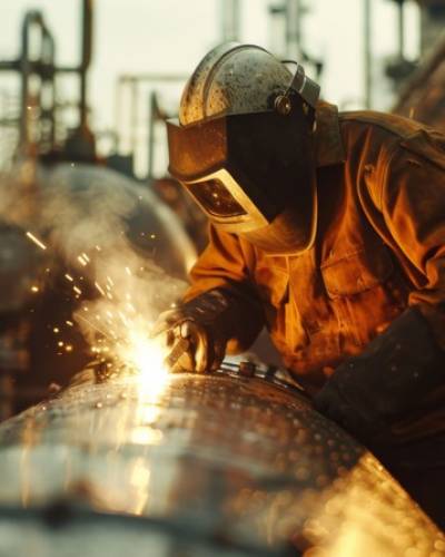Högutbildade svetsare med erfarenhet av trycksvetsning